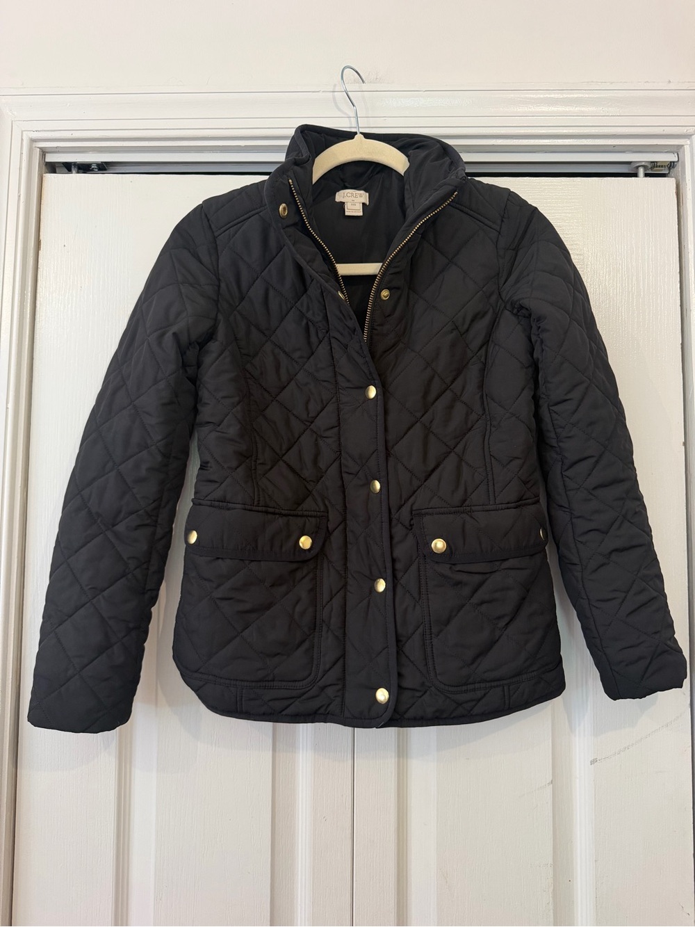 J Crew Factory Quilted Lightweight Barn quilted Jacket Coat Women 2 XXS X-Small